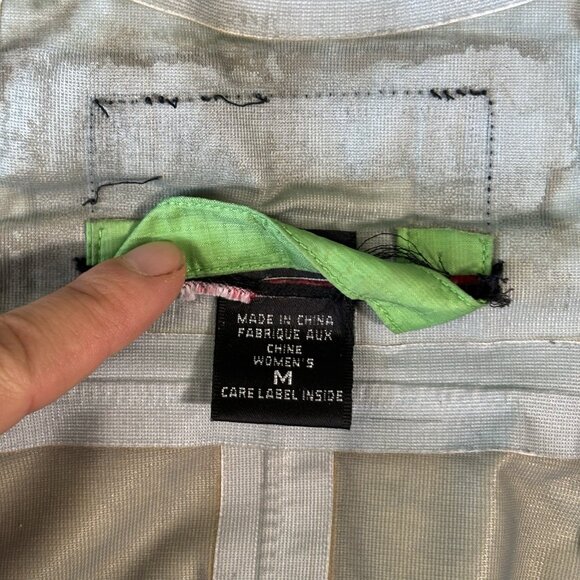 VTG 90’s Marmot Gortex 3 Ply Top Spec Mountain Jacket Womens M Ripstop Outdoor - Picture 14 of 16